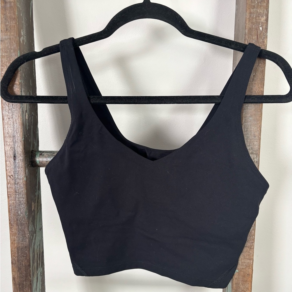 Long lined sports bra
